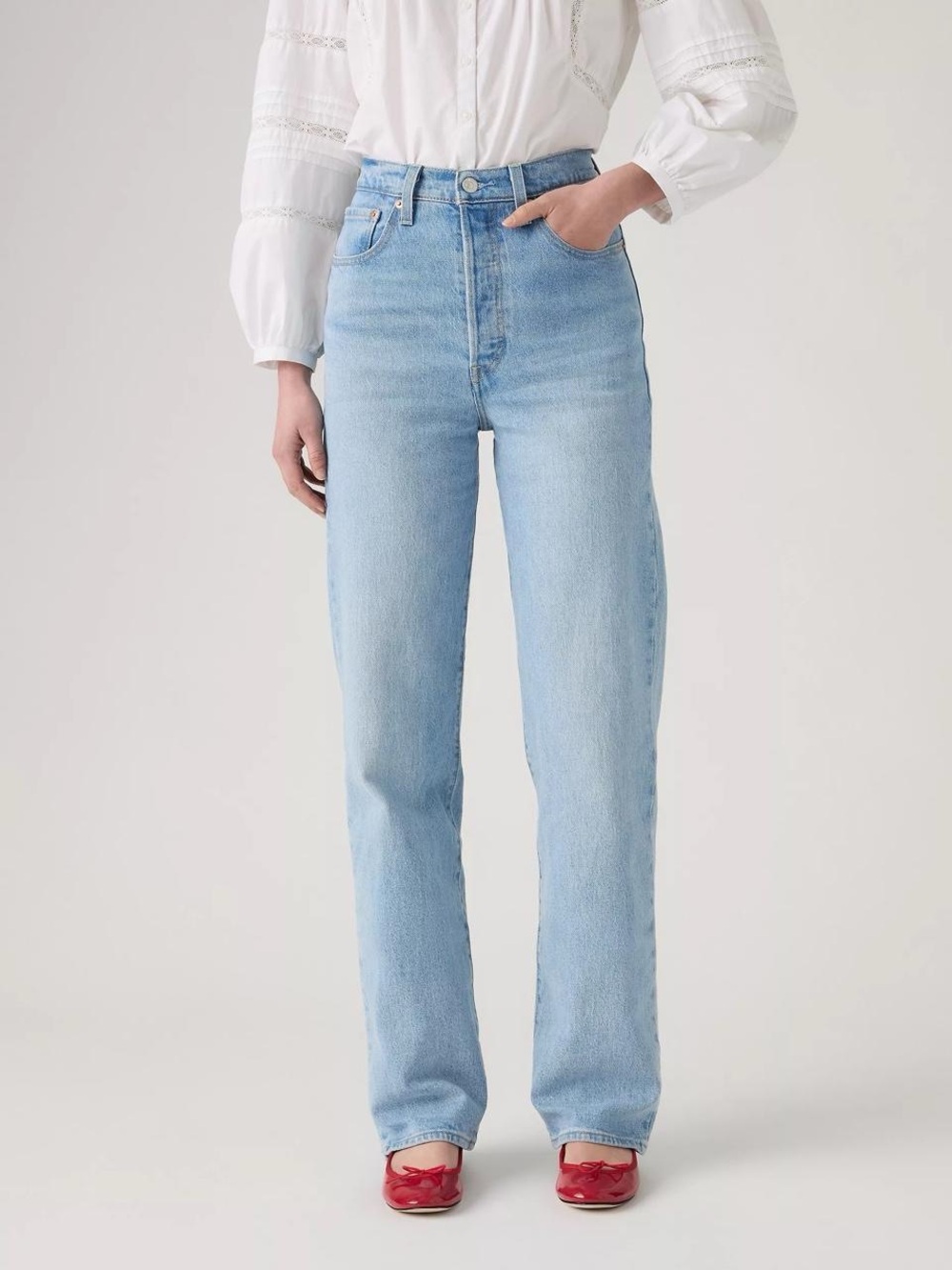 Levi’s Ribcage Straight - Samba Tango Light Wash